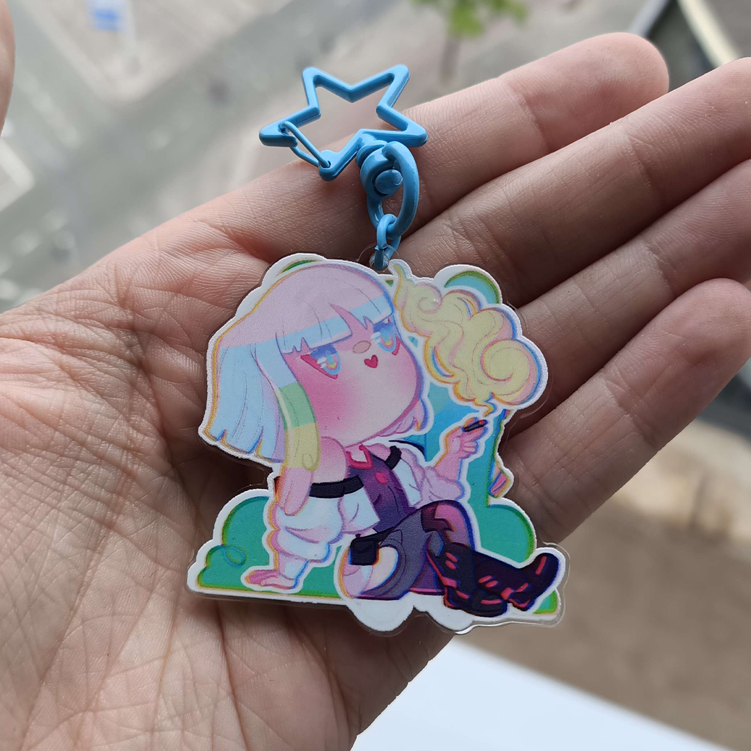 Cyberpunk - Double sided keychain