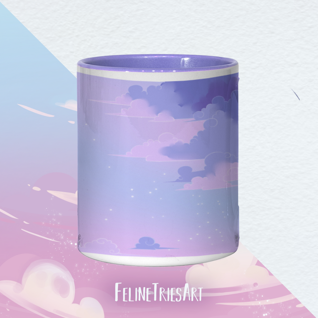 Pastel Skies Purple - Mug