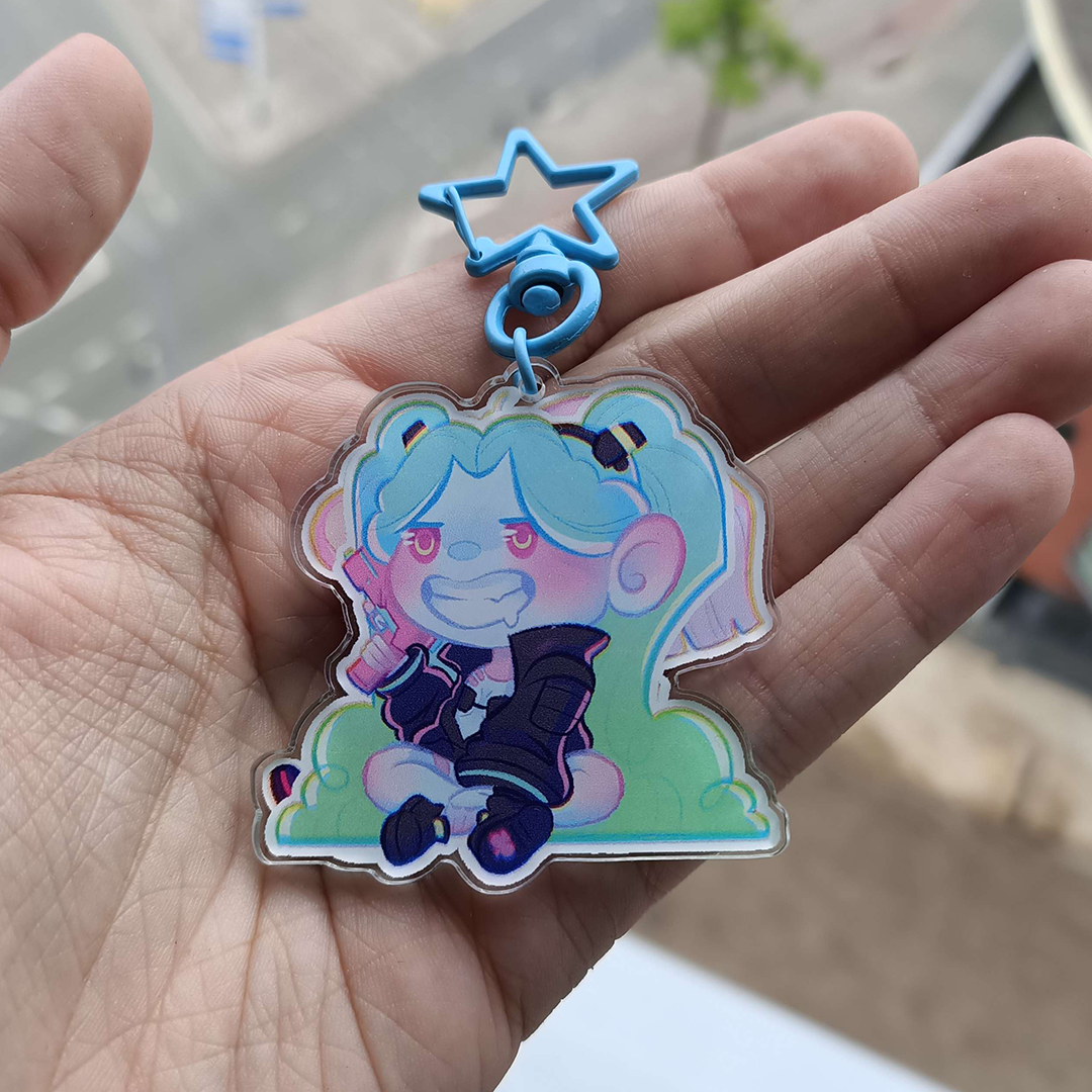 Cyberpunk - Double sided keychain