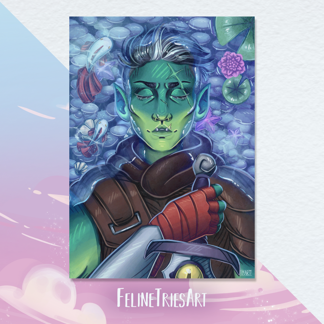 Holy water - A5 print