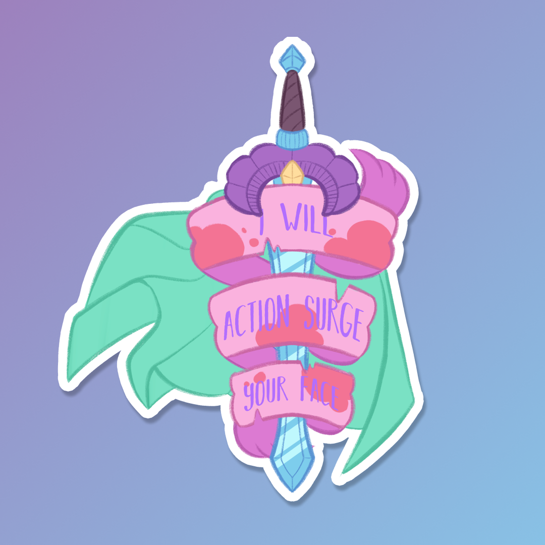 Fighter sticker