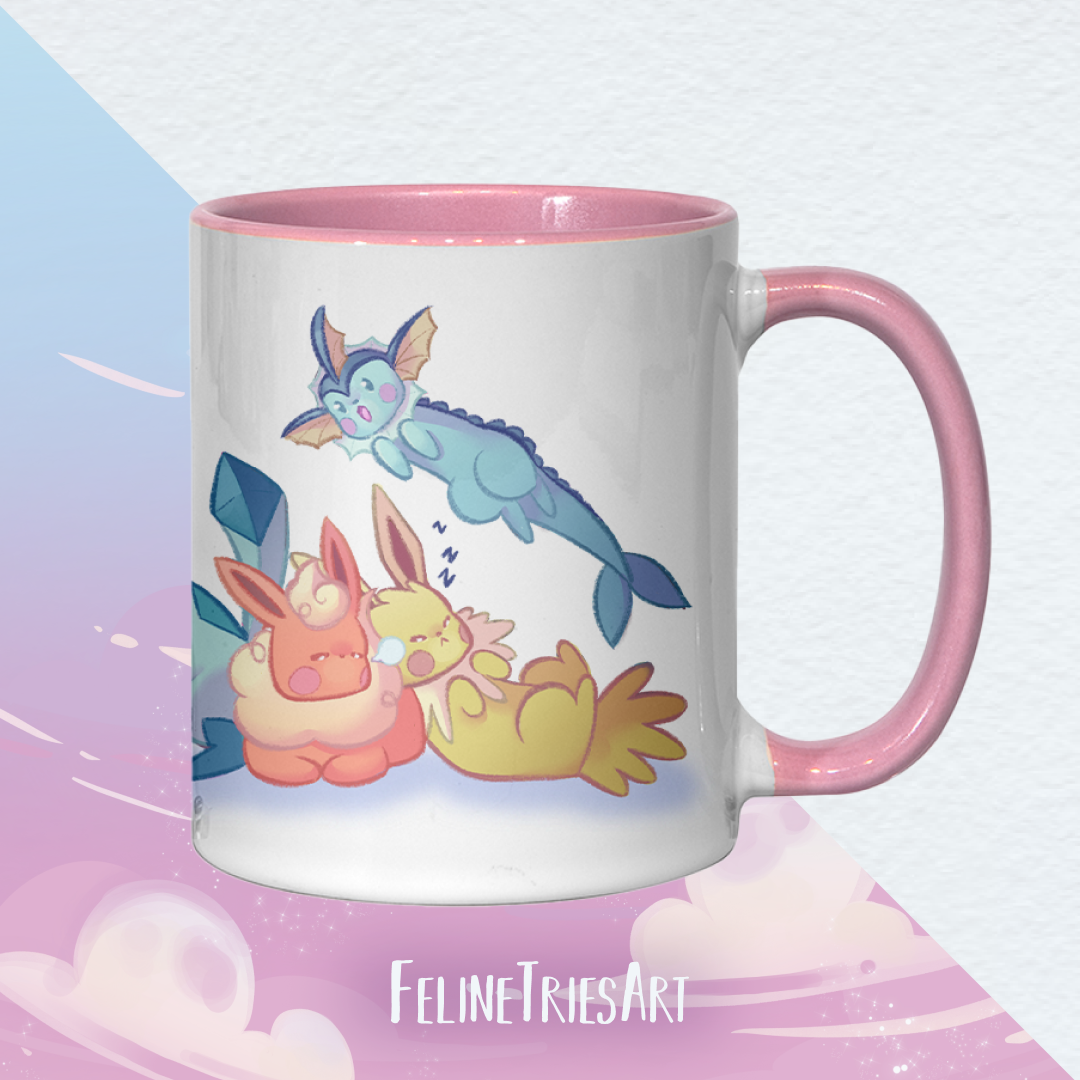 Elemental fox mug