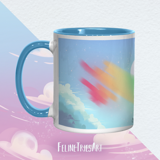 Pastel Skies Rainbow - Mug