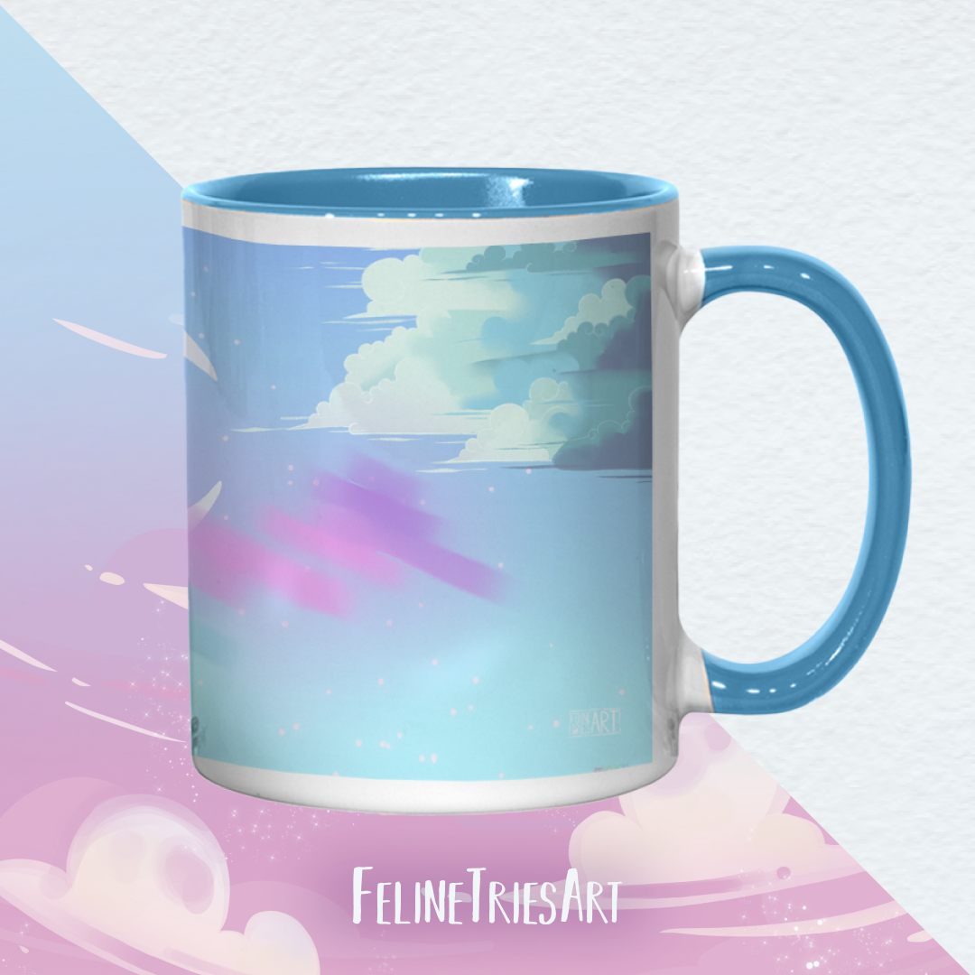 Pastel Skies Rainbow - Mug