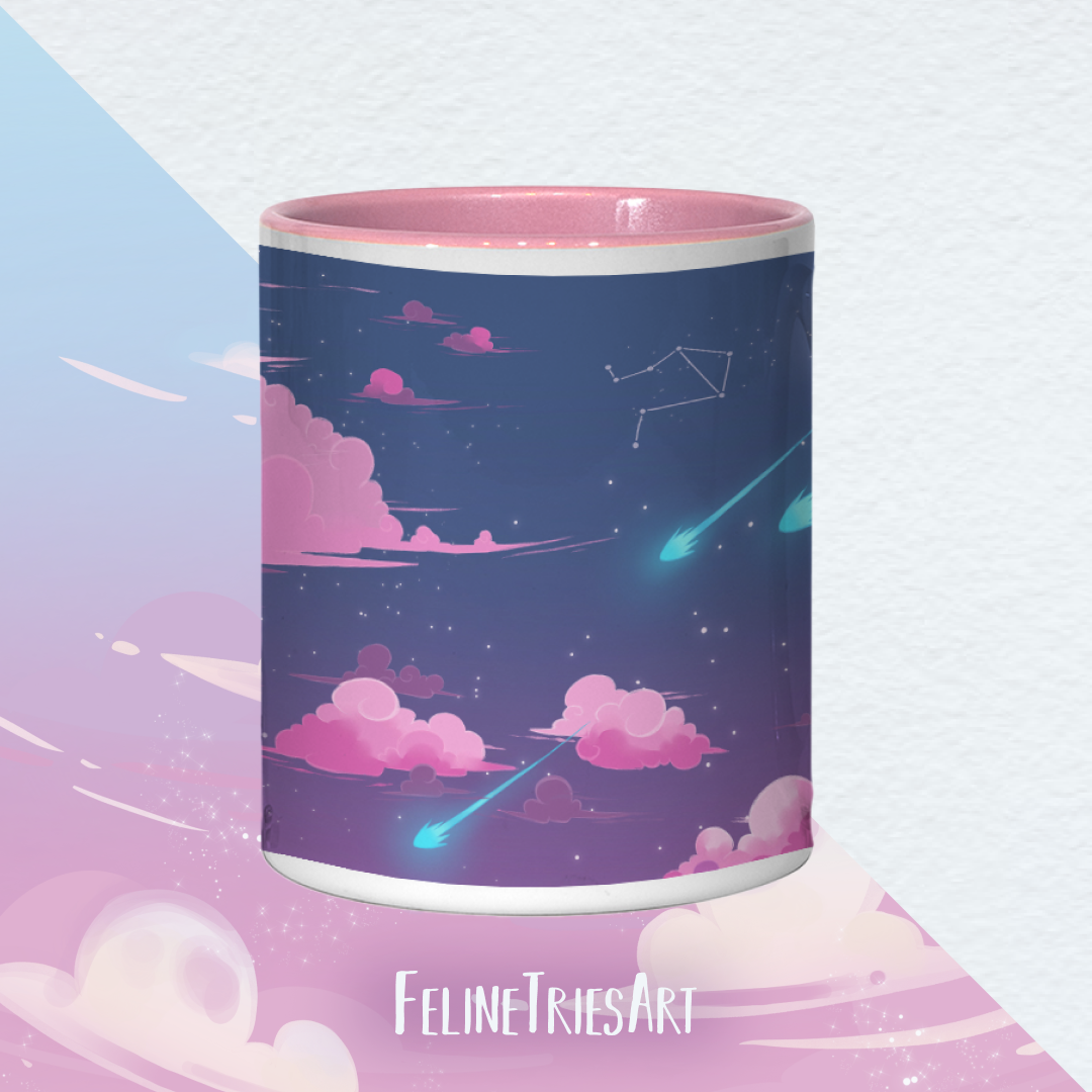 Pastel Skies Pink - Mug