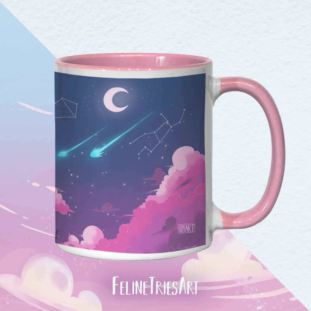 Pastel Skies Pink - Mug